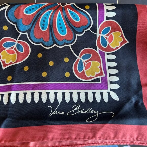 Vera Bradley Silk Scarf - Picture 2 of 2